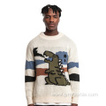 Christmas Knitted Sweater Men Jacquard Knit